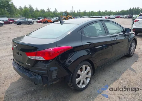 2013 Hyundai Elantra Gls/Limited from USA, damaged, VIN KMHDH4AE1DU639145